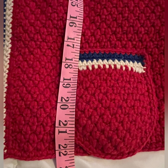 NWT Frances Valentine Angie Cardi Coat in Red -M - Picture 9 of 12